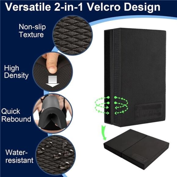StrongTek 2-in-1 Non-Slip Balance Pad - High-Density Foam Cushion, Supportive - Picture 3 of 7
